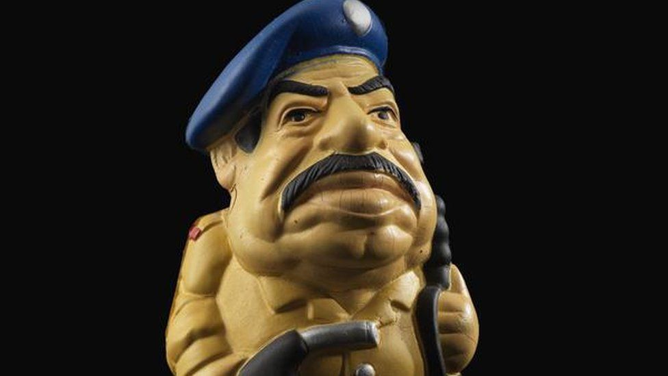 Saddam Hussein dog toy