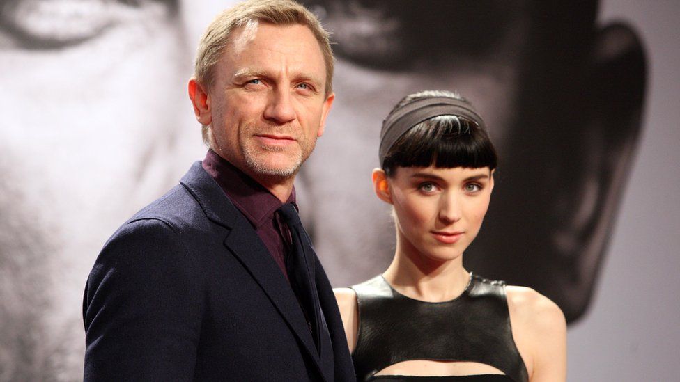 Daniel Craig and Rooney Mara at a screening of The Girl With The Dragon Tattoo