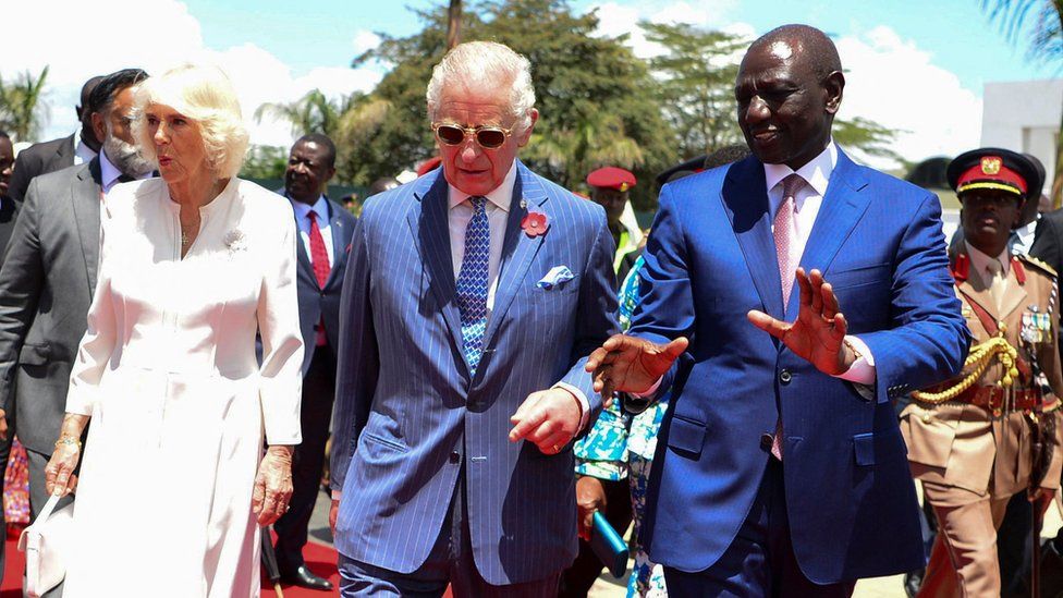 Camilla, King Charles, Kenyan president