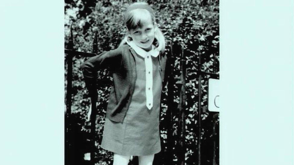 Princess Diana as a child