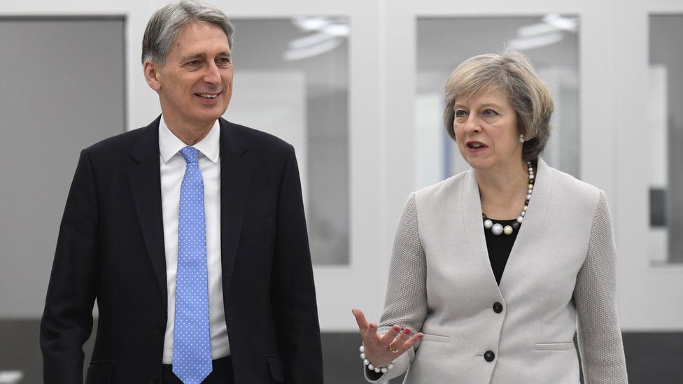 Phillip Hammond and Theresa May