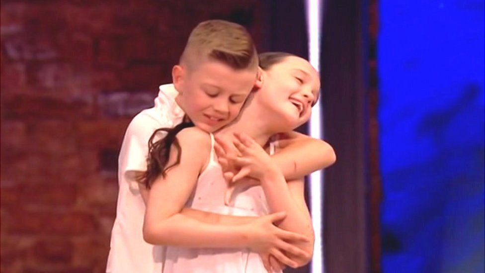 Joseph and his partner appearing on the BBC's The Greatest Dancer