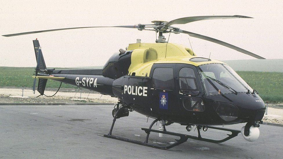South Yorkshire Police helicopter