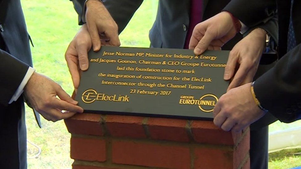 The plaque laid on 23 February
