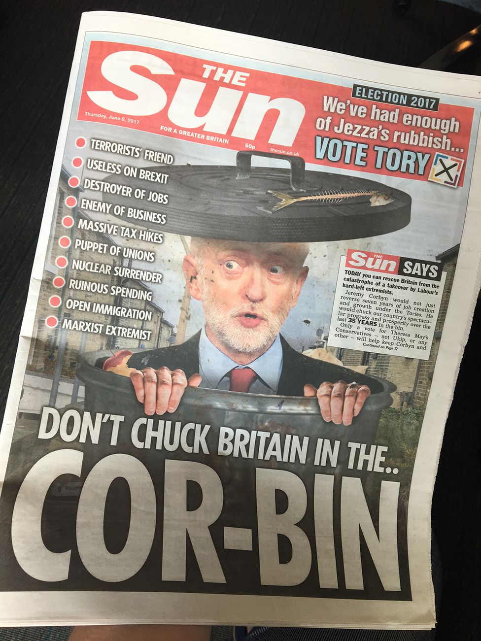 Copies Of The Sun And Daily Mail Binned Hidden And Burnt BBC News