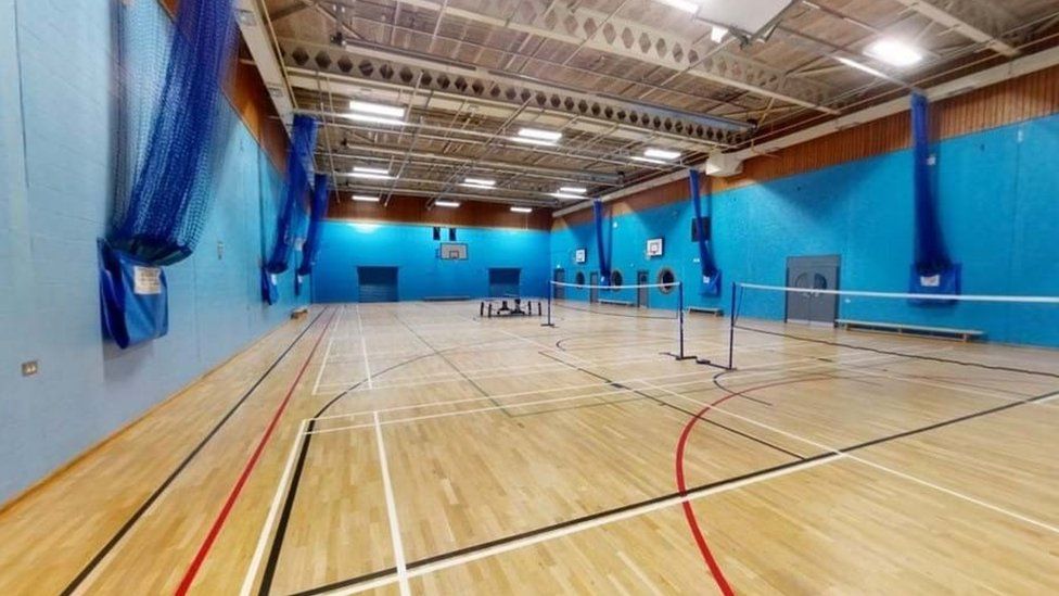 Badminton courts