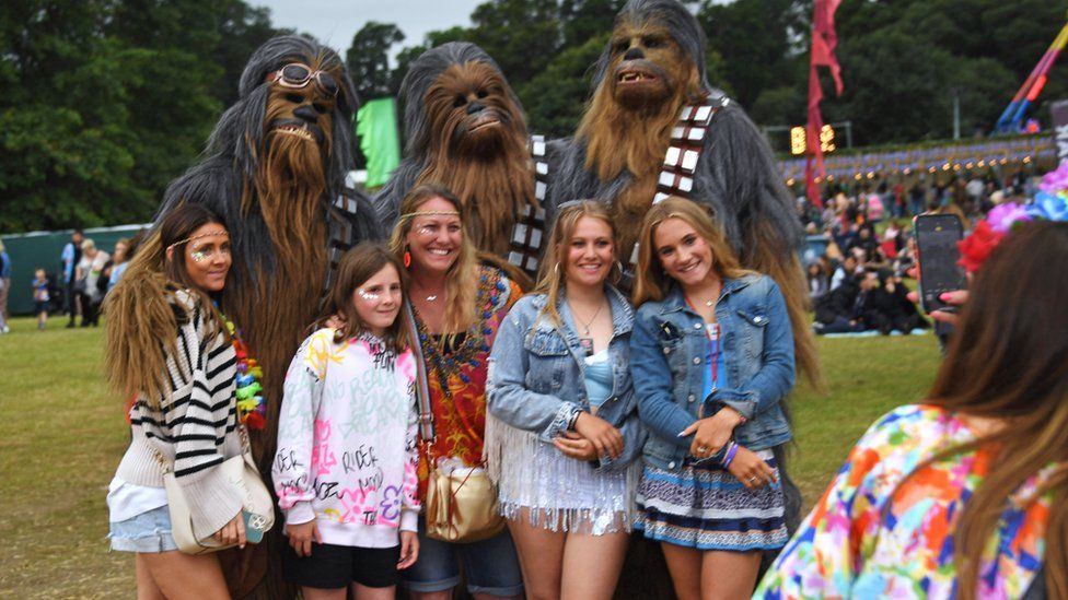 Chewbaccas and guests