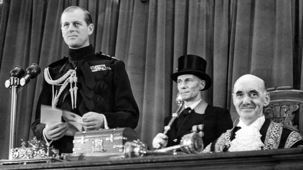 The Duke of Edinburgh was awarded the Freedom of the City of Cardiff on 2 December 1954