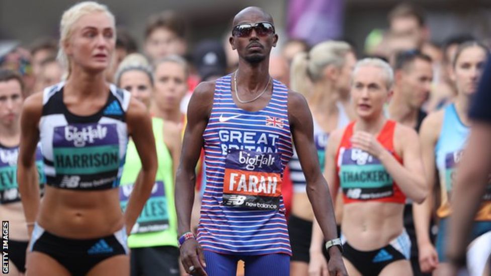 Mo Farah: British runner will not run London Marathon - BBC Sport