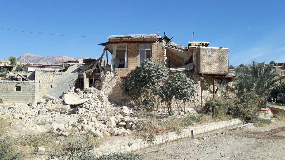 Iran earthquake damage