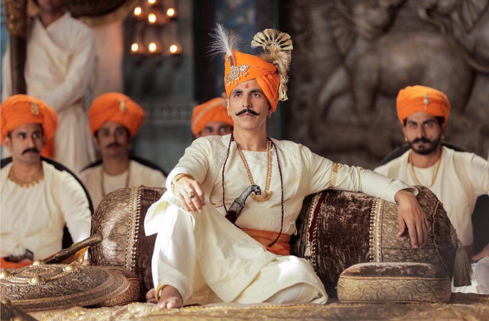 Actor Akshay Kumar as Prithviraj Chauhan