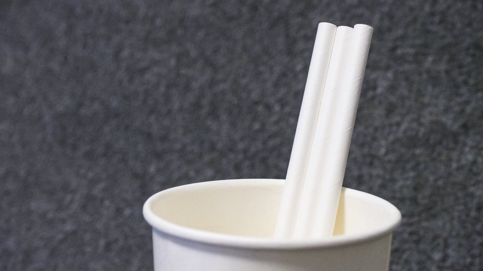 Stock image of some paper straws