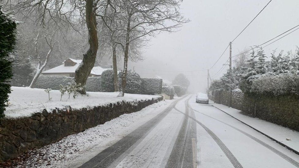 Snow in Flintshire