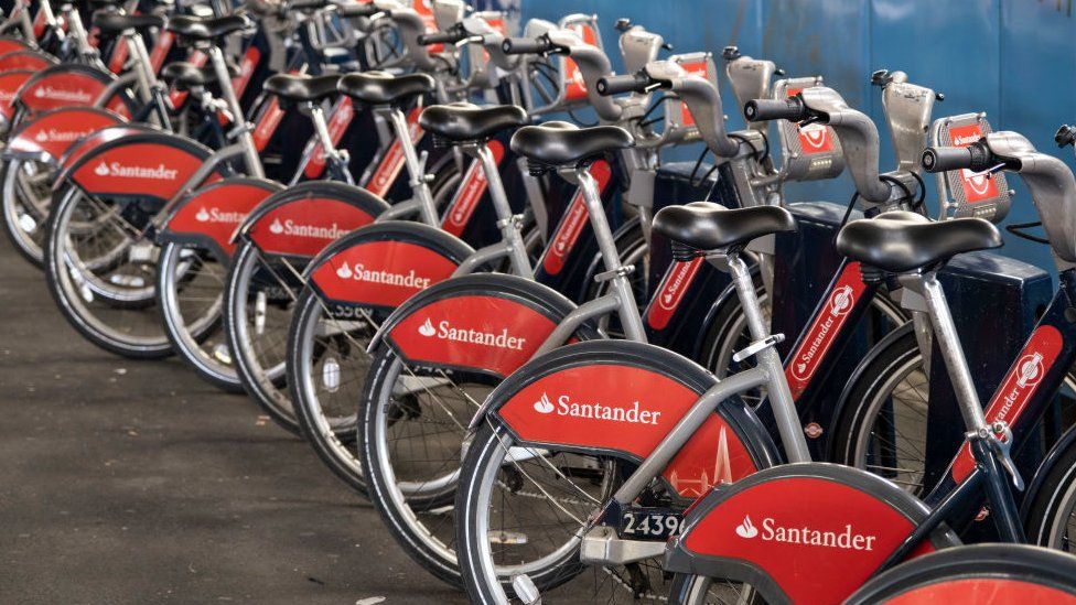 Santander Cycles bikes