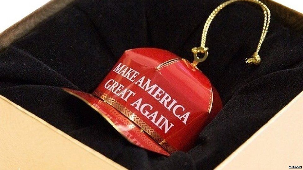 Donald Trump Xmas Ornament 