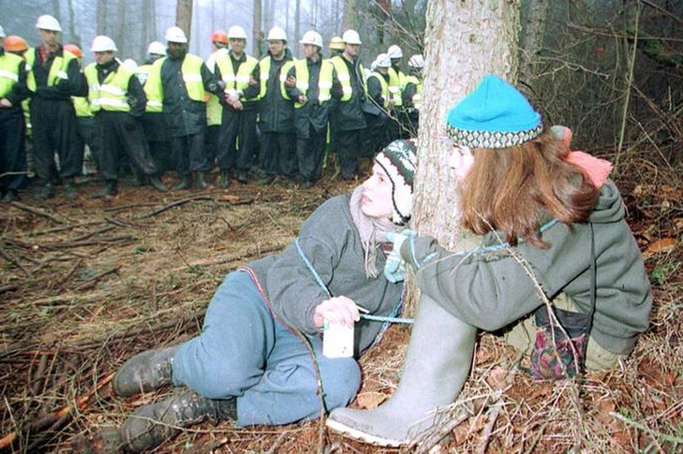 Newbury Bypass protests 1996
