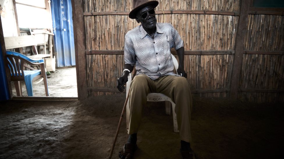 Diw Luong Peat, a resident of Bentiu camp for displaced people in South Sudan