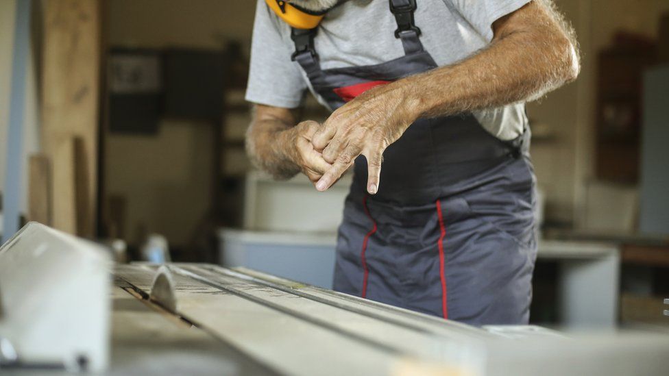 A man suffers a household injury