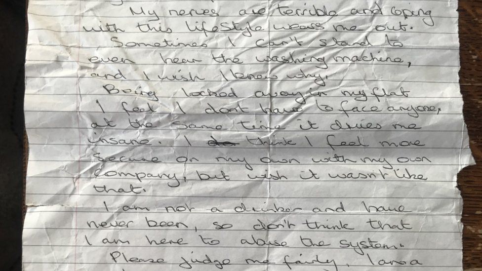 Errol Graham's handwritten letter
