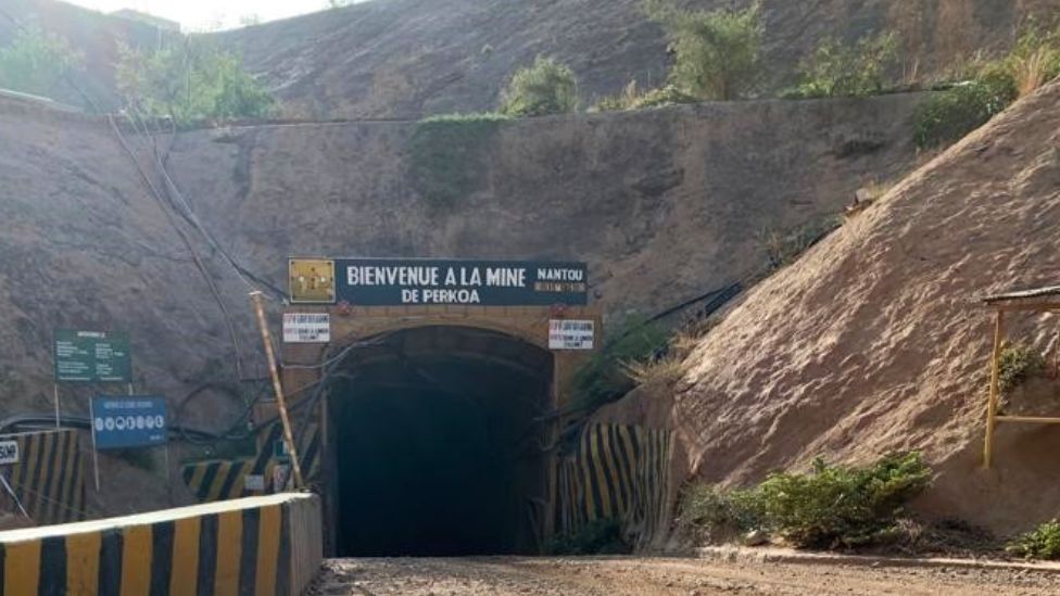Вход в шахту Перкоа в Буркина-Фасо