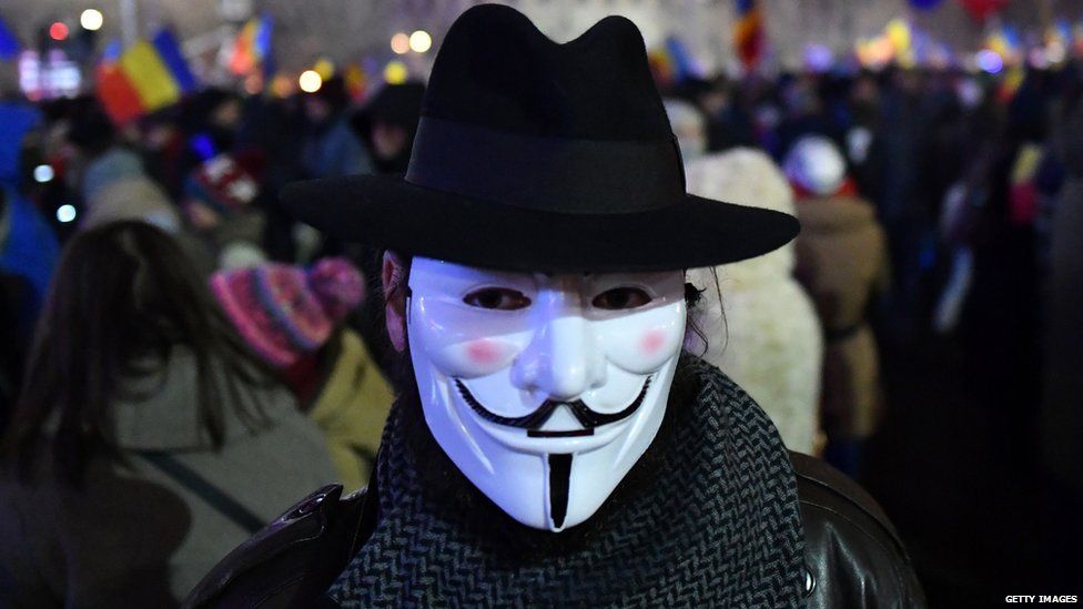 An Anonymous activist