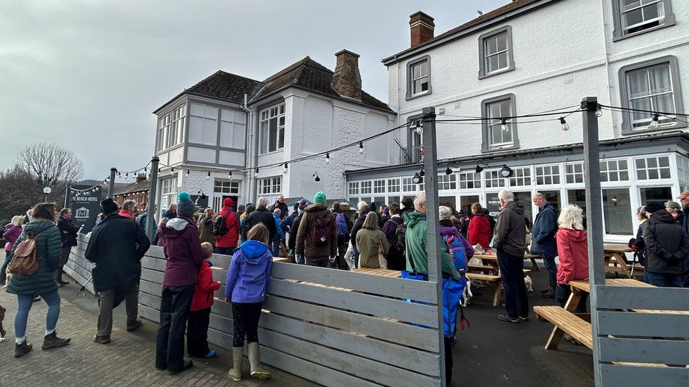 Beach litter pick