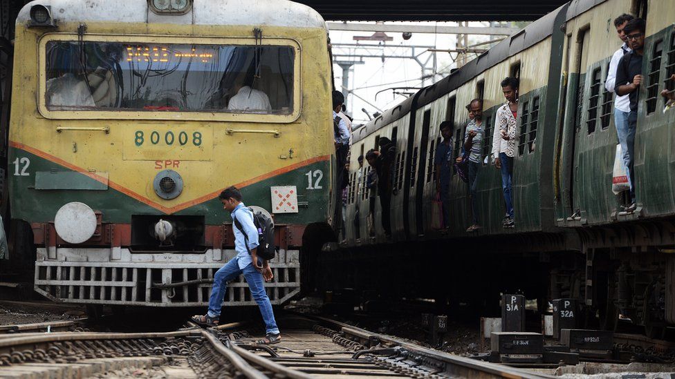 Representative image of an Indian train
