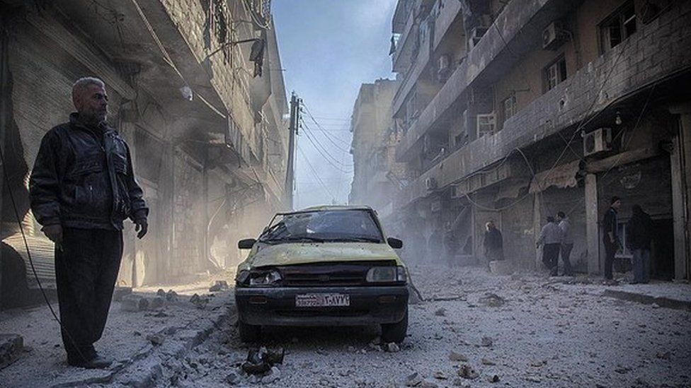 A street in Aleppo