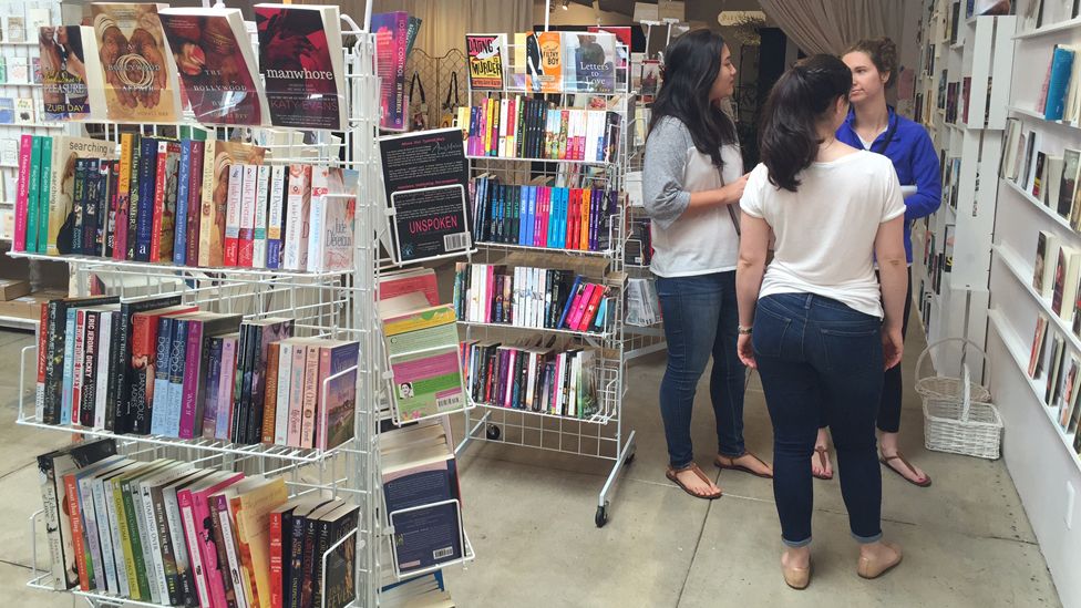 Customers at The Ripped Bodice