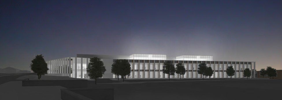 Artist's impression of new Inverness Justice Centre