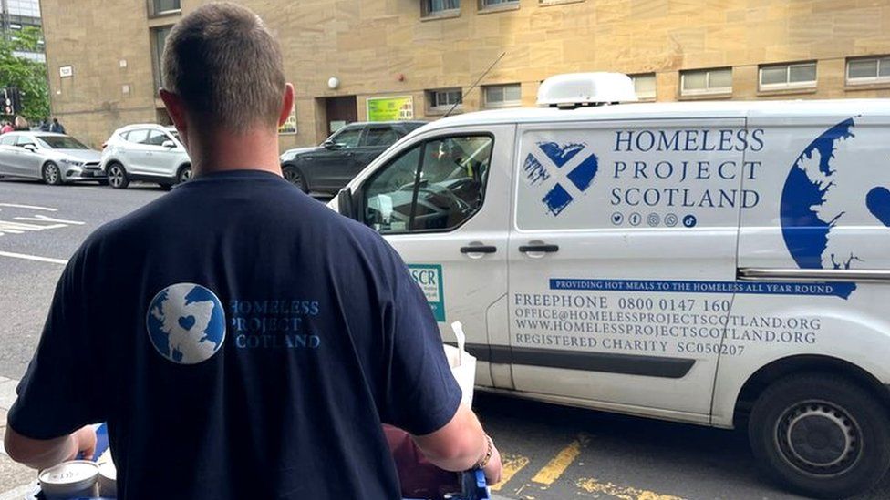 Homeless Project Scotland refrigerated van