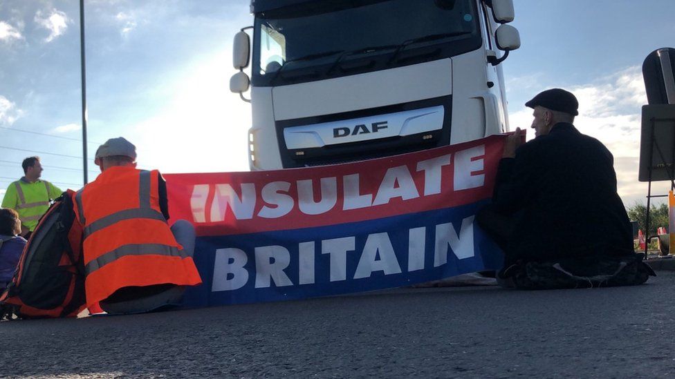 M25 protesters