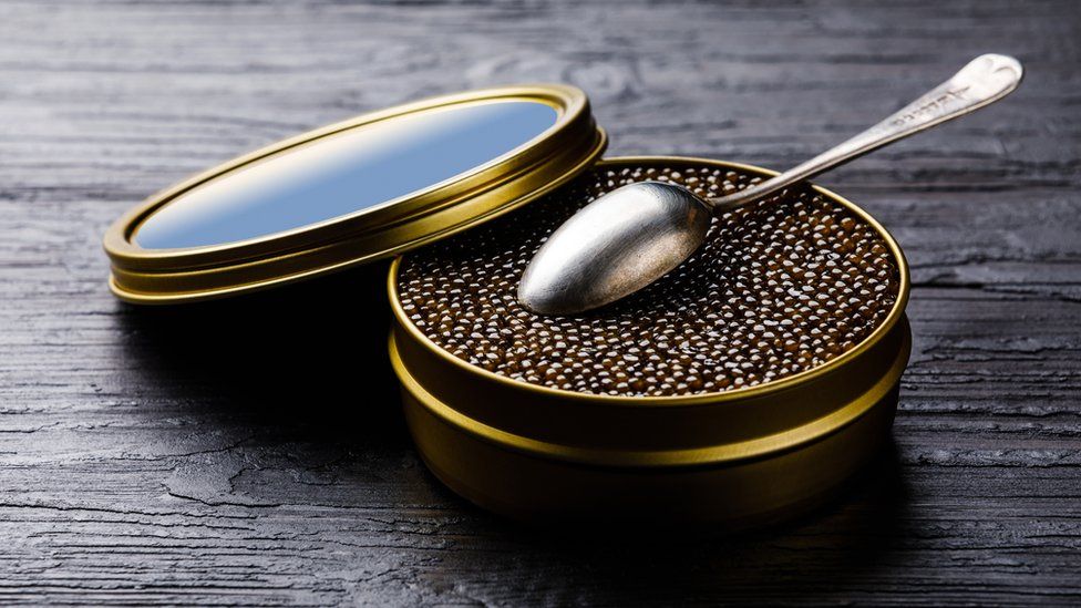 A tin of caviar