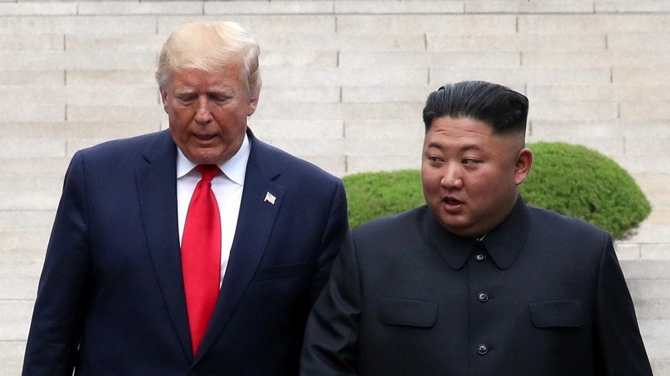 File photo of Trump and Kim Jong-un