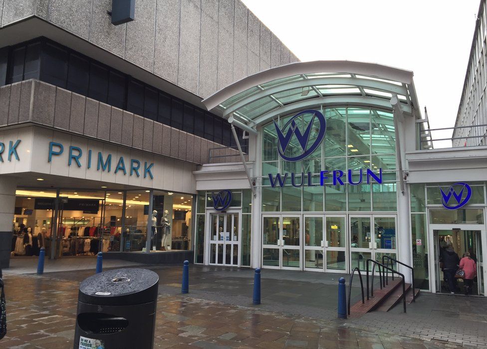 Wulfrun shopping centre in Wolverhampton