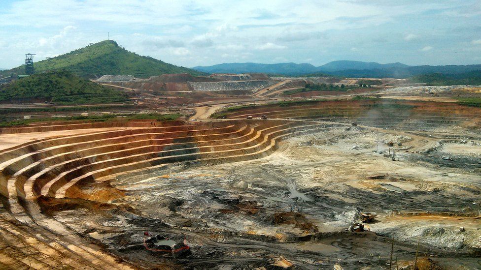 Randgold gold mine in Democratic Republic of Congo