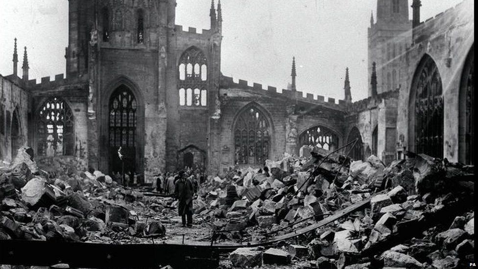 The bombed cathedral