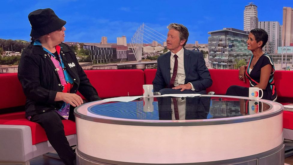 Andy Taylor (left) on BBC Breakfast