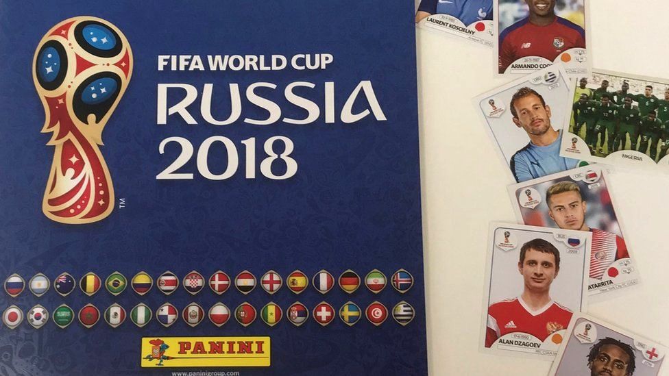 Panini World Cup sticker book