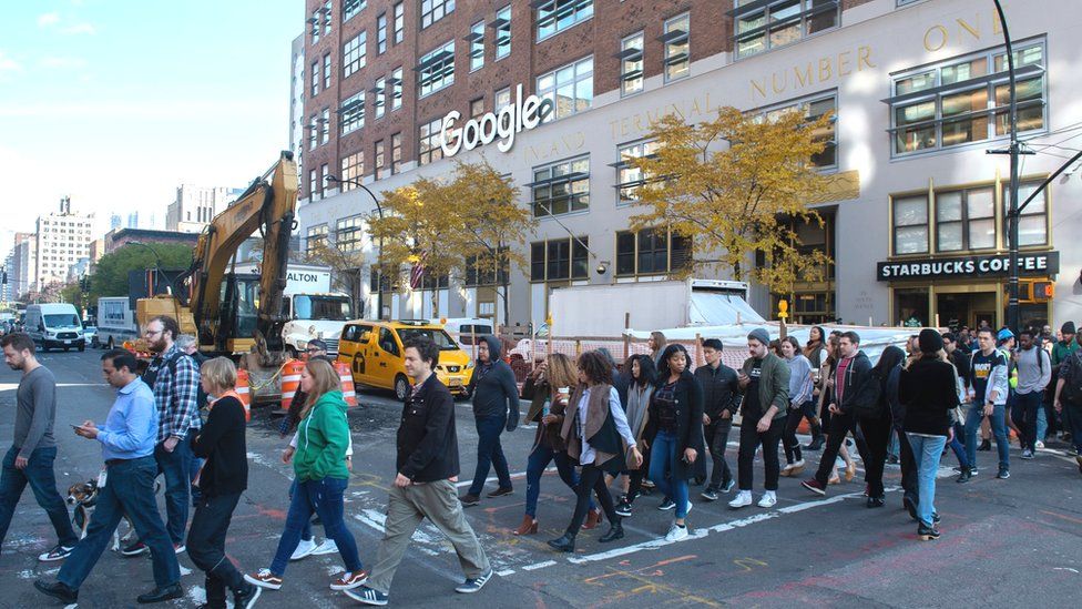 Google staff walk out