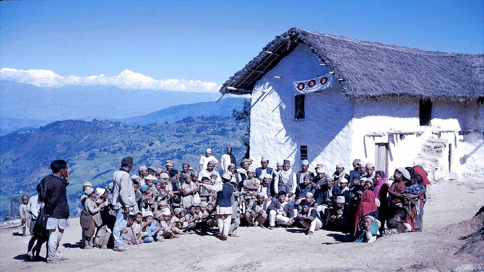 Villagers in the eastern district of Dhankuta