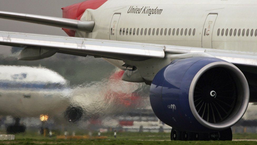 Jet engine fumes