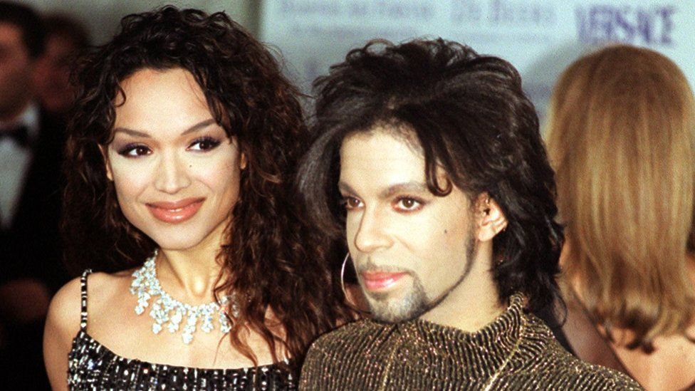 Prince, with his former wife Mayte Garcia, as the singer has died at the age of 57,