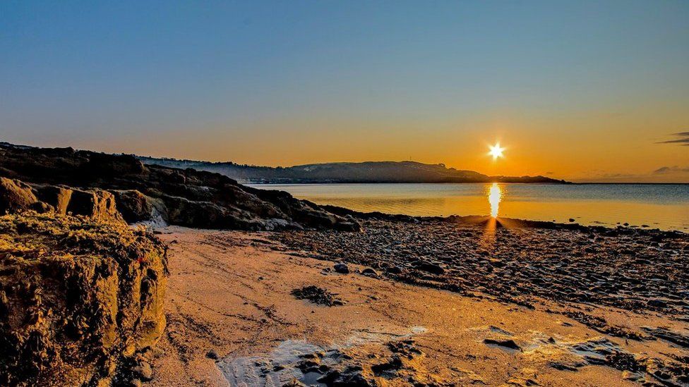 Star sunset Burntisland