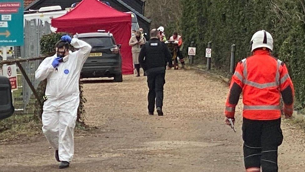 Fire service called to Brampton nursery over illness outbreak BBC News