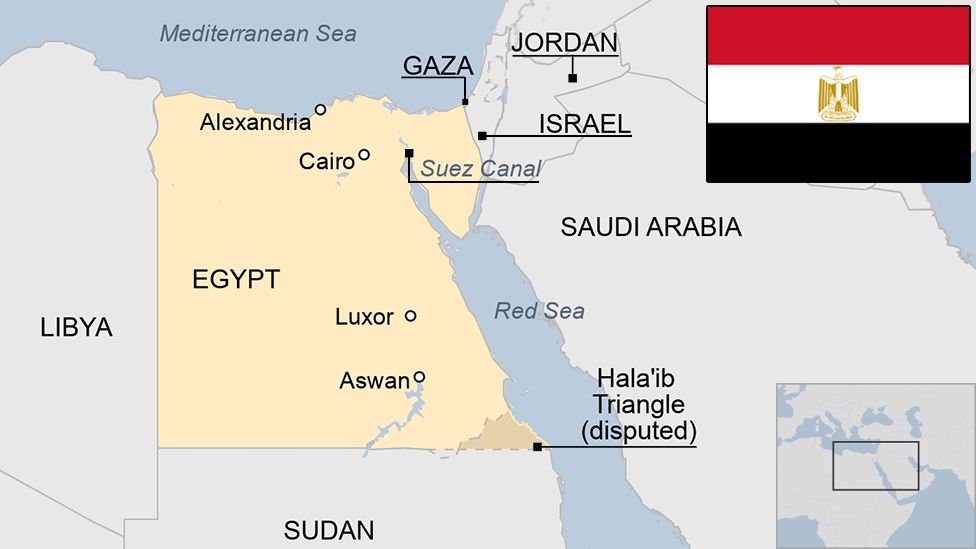 Map of Egypt