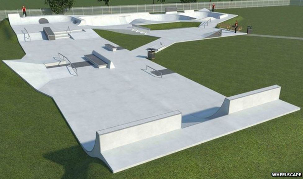 Work on new Thame skate park build begins BBC News