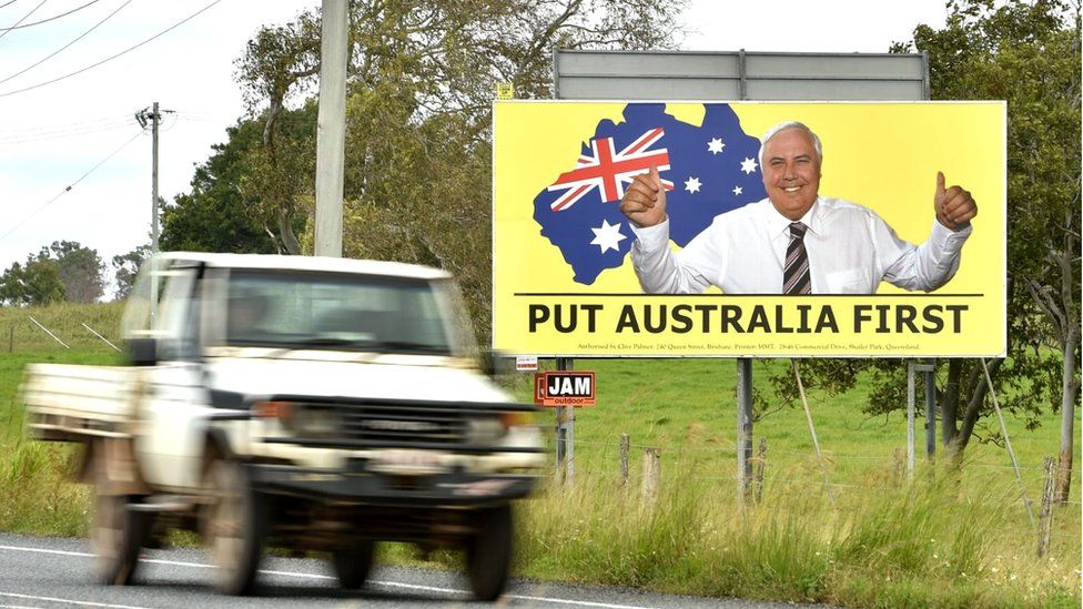 Election poster 'Put Australia first'