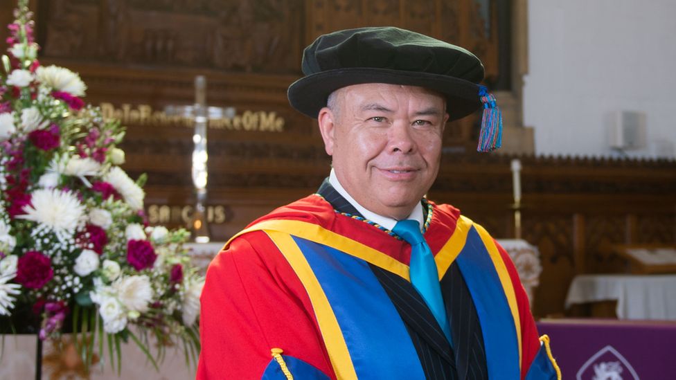 Jonathan VanTam urges graduates to 'rebuild' the world BBC News