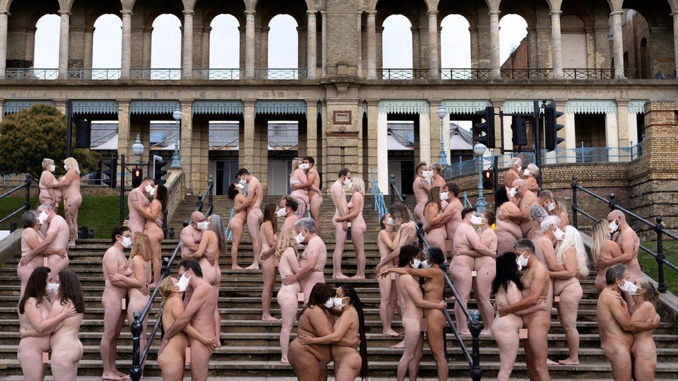 Everyone Together by Spencer Tunick